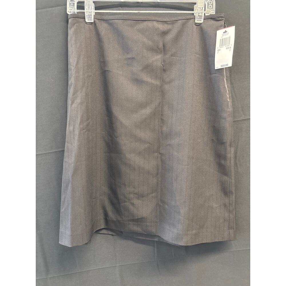 Anne Klein Pencil Skirt Black Size 10 NWT